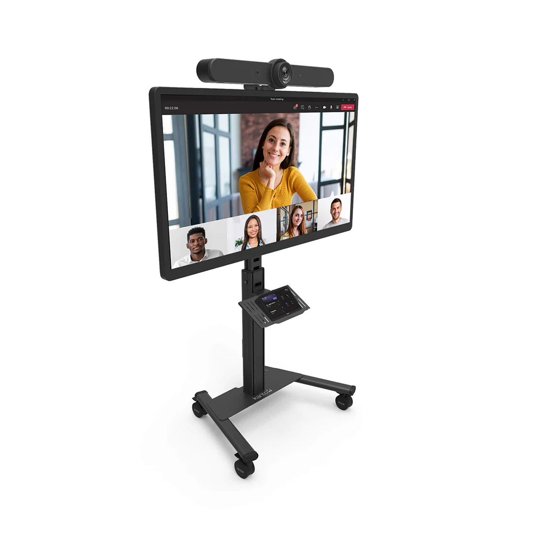 Kanto MPC77 Rolling AV Cart Compatible with All-in-One Video Conferencing Systems (MPC77) - Image 3