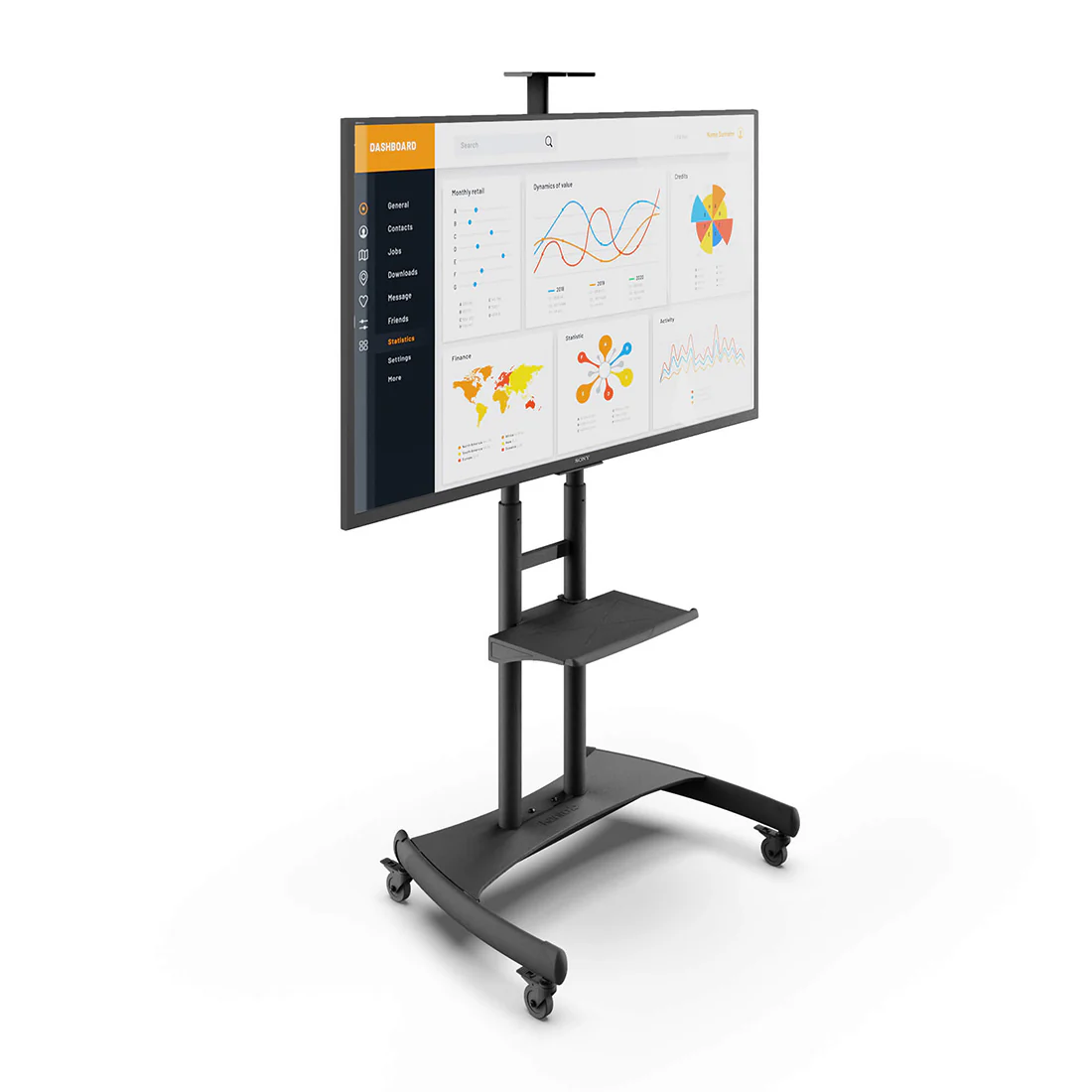 Kanto MTM82PL Rolling TV Cart (MTM82PL)