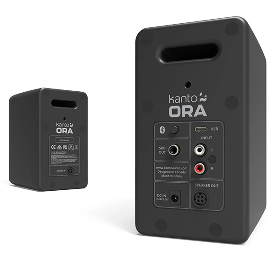 Kanto ORA 100W Desktop Speakers USB-C Input and Bluetooth - Pair - Image 2
