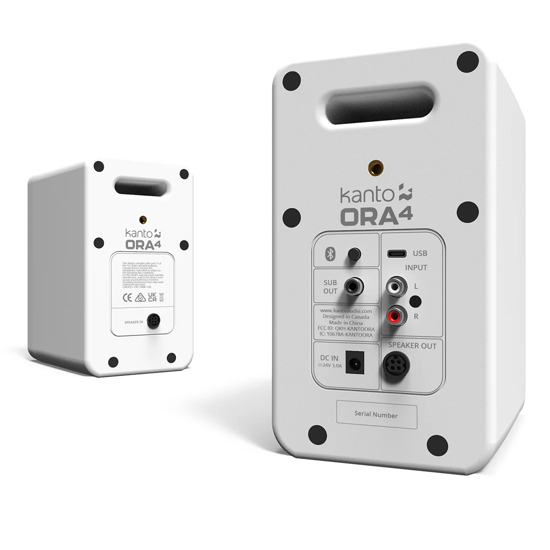 Kanto ORA 100W Desktop Speakers USB-C Input and Bluetooth - Pair - Image 7