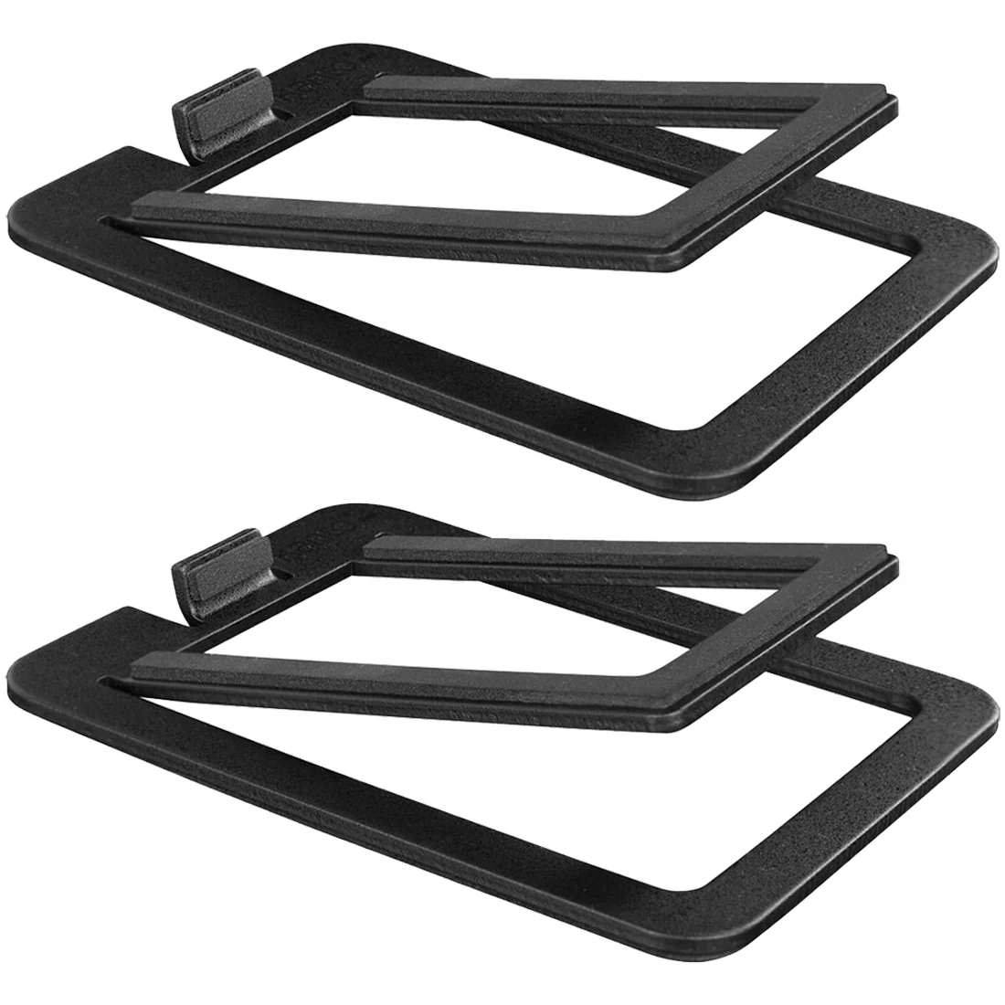 Kanto S2 Vertical Tilting Desktop Speaker Stands - Pair - Black (S2)