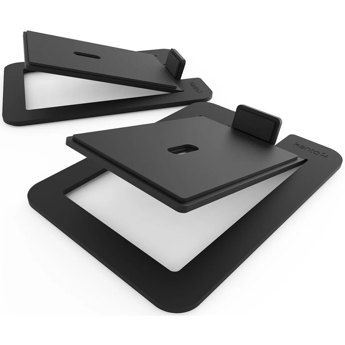 Kanto S6 Vertical Tilting Desktop Speaker Stands - Black (S6)