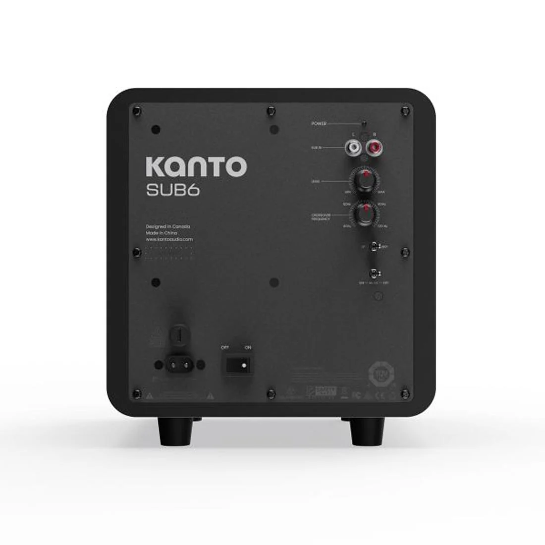 Kanto SUB6 6" 100W RMS Sealed Powered Subwoofer - Image 5