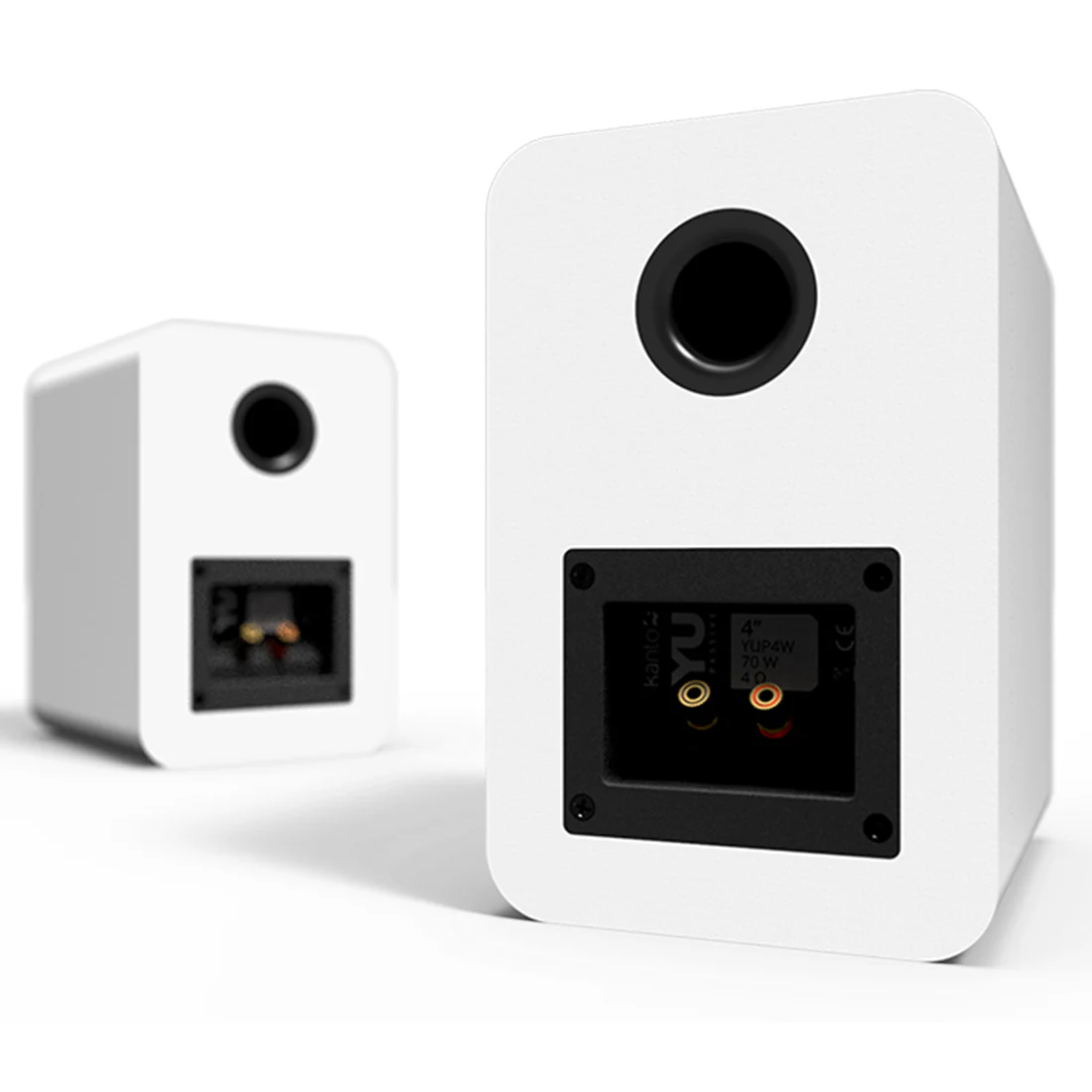 Kanto YUP6W YU 5.25 Inch Passive Desktop Speakers - Pair - White (YUP6W) - Image 2
