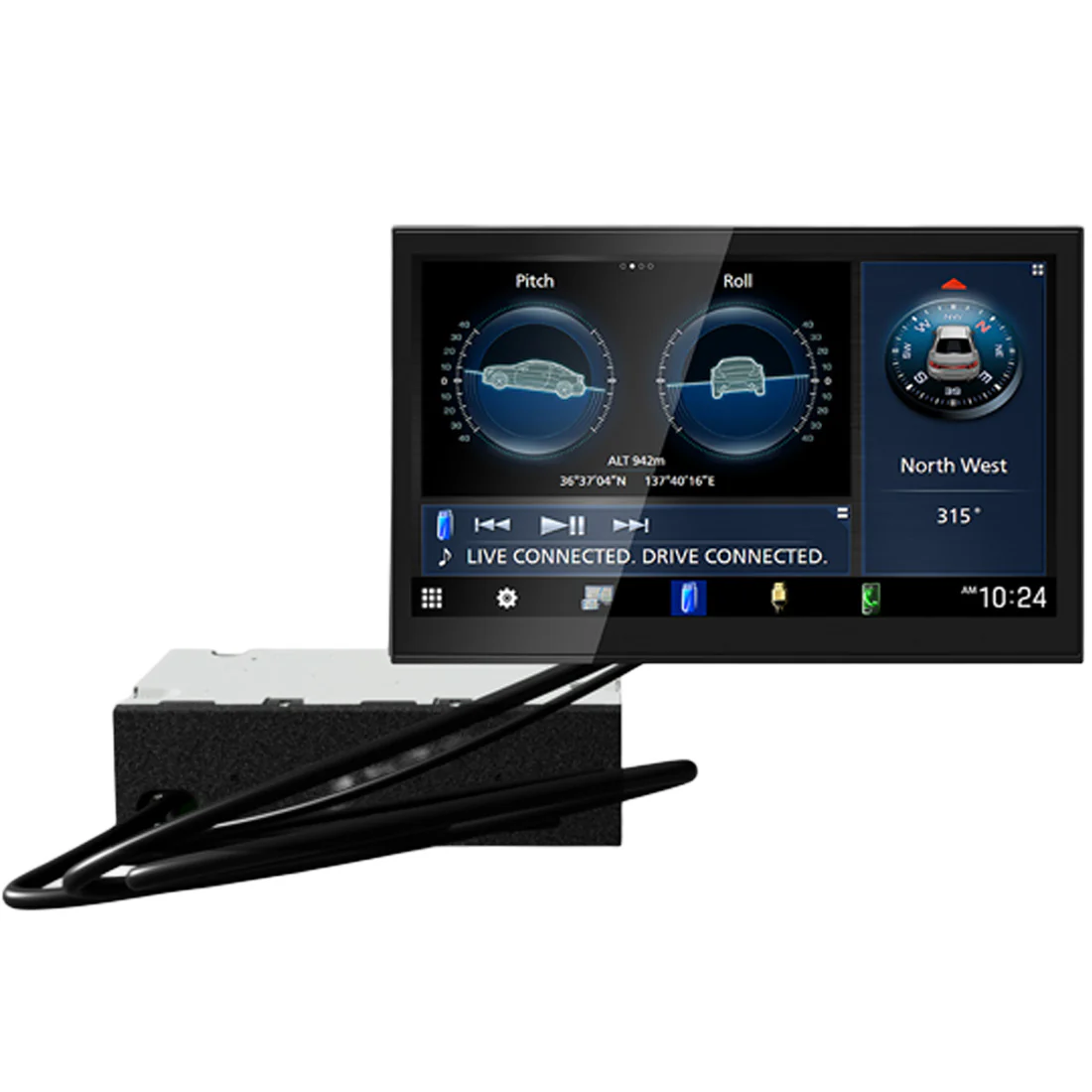 Kenwood DAX8000S 8" HD Direct Replacement Digital Multimedia Receiver (DAX8000S)