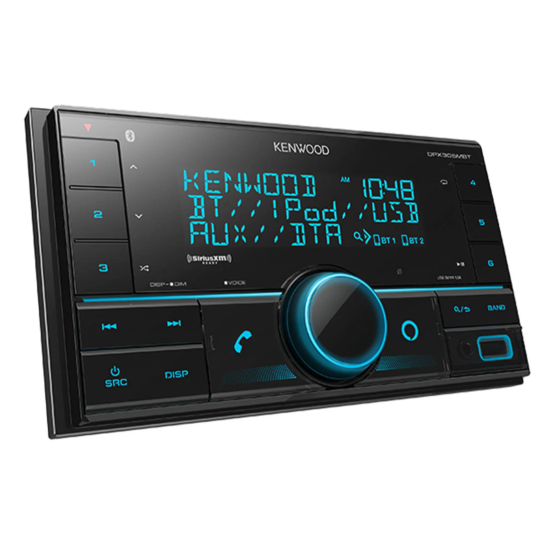 Kenwood DPX305MBT Dual Din Digital Media Receiver with Bluetooth (DPX305MBT) - Image 2