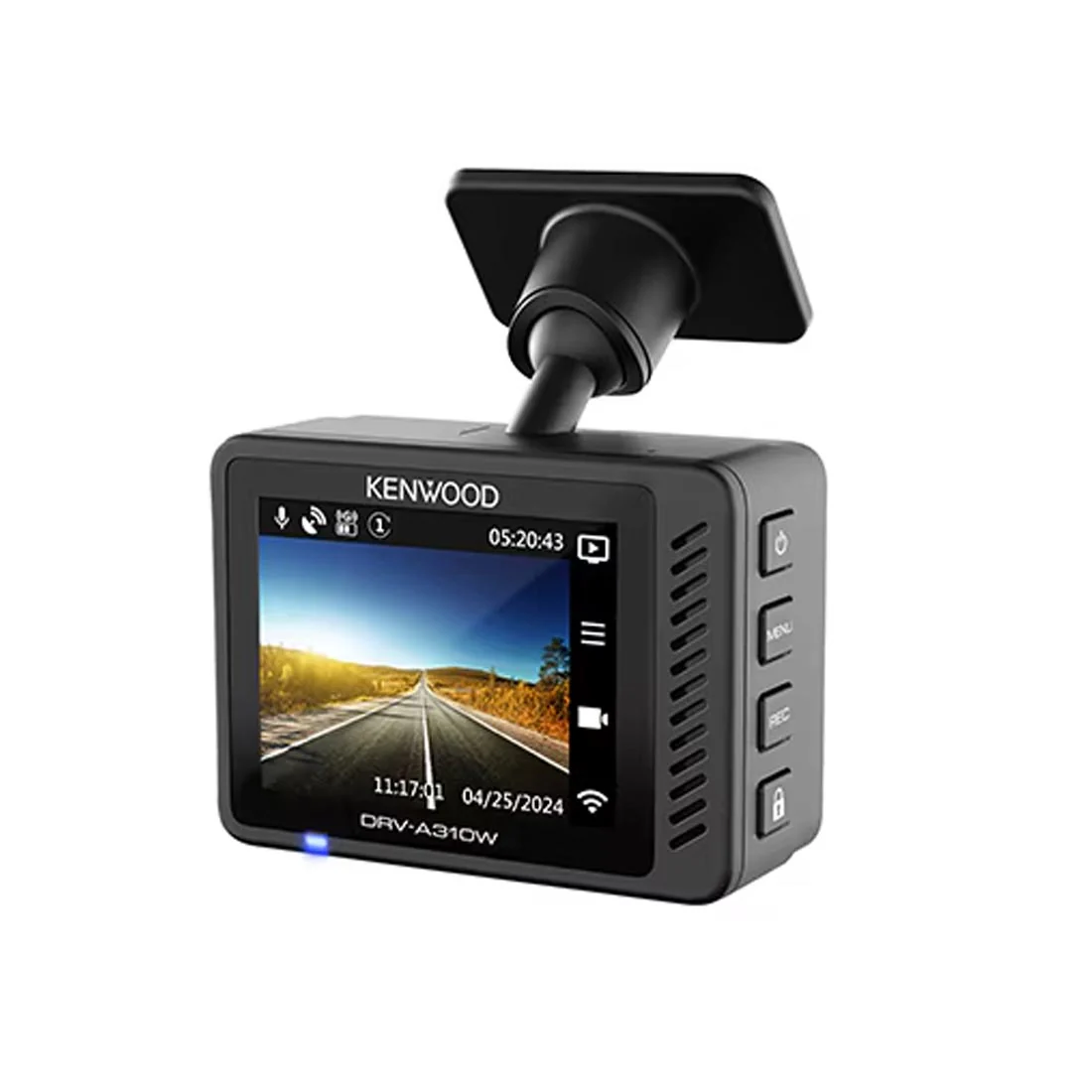 Kenwood DRV-A310W HD Dash Cam with 2" Display, GPS, and Wi-Fi (DRVA310W) - Image 11