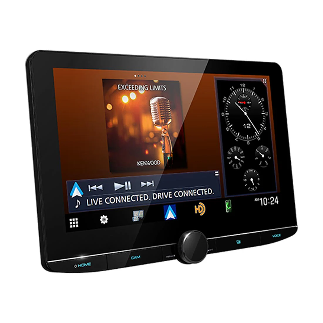 Kenwood eXcelon DAX1050XR 10.1" HD Direct Replacement Floating Digital Multimedia Receiver (DAX1050XR) - Image 7
