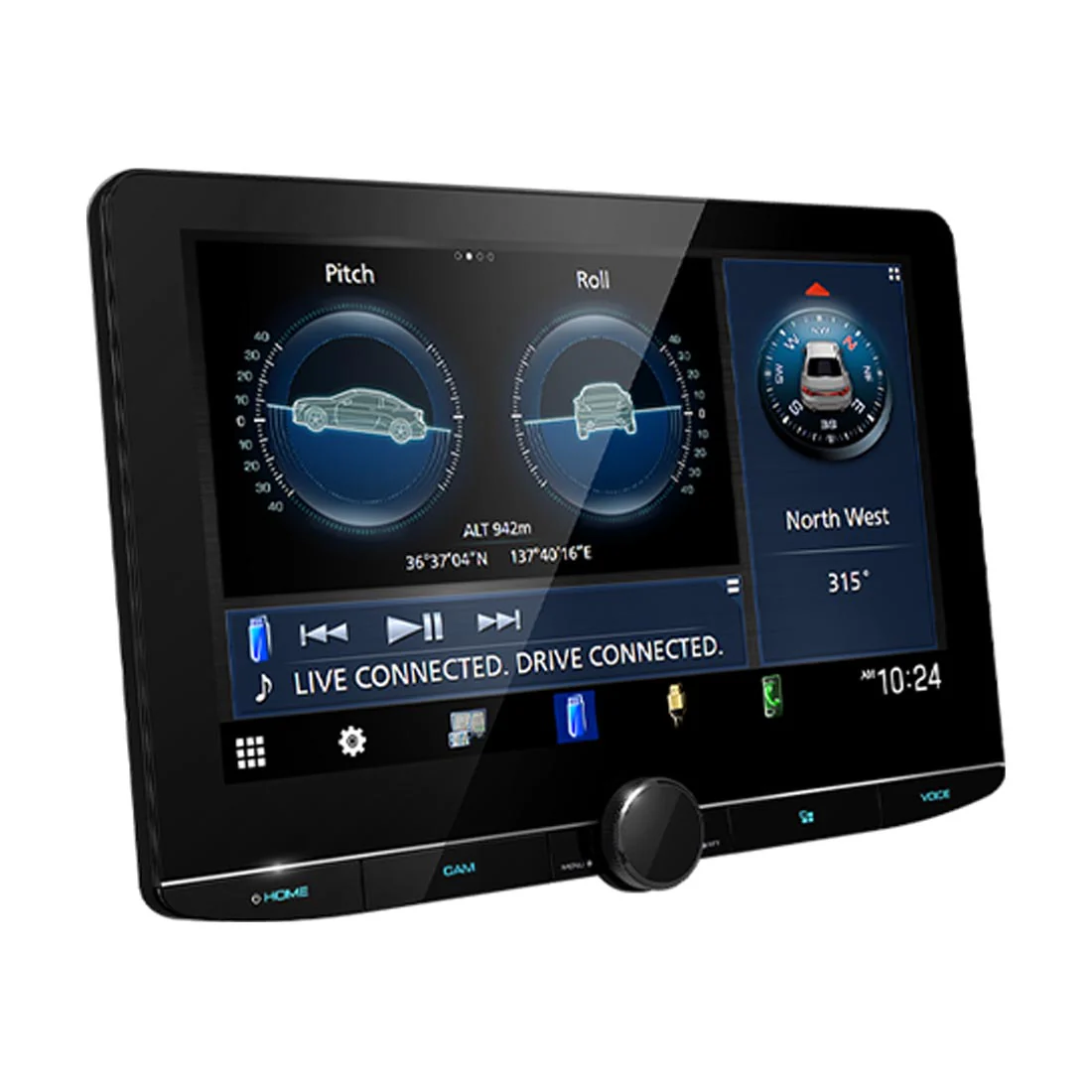 Kenwood eXcelon DAX1050XR 10.1" HD Direct Replacement Floating Digital Multimedia Receiver (DAX1050XR) - Image 8