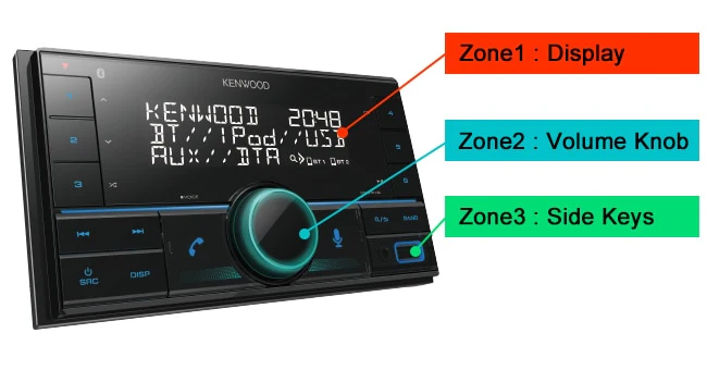 Kenwood eXcelon DPX795BH Dual Din CD Receiver with Bluetooth & HD Radio (DPX795BH OPEN BOX) - Image 8