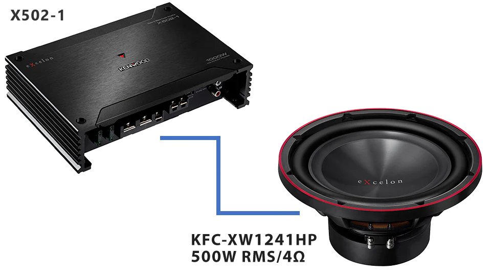 Kenwood eXcelon KFC-XW1241HP 12" 4-ohm Component Subwoofer (KFCXW1241HP) - Image 8