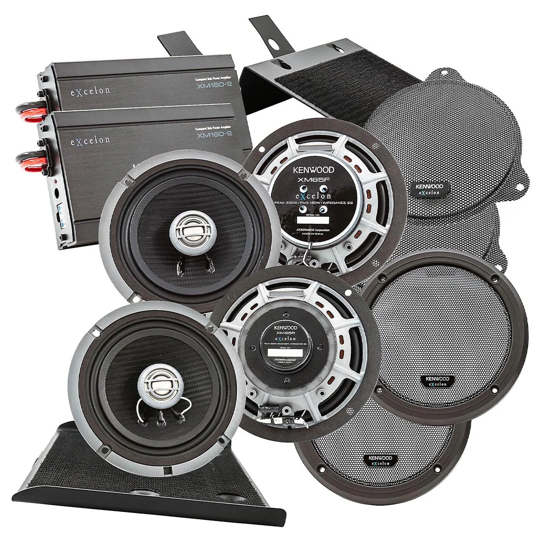 Kenwood eXcelon P-HD4UT Audio Kit for Select 2014-up Harley-Davidson Motorcycles with Tour-Pak (PHD4UT) - Image 2