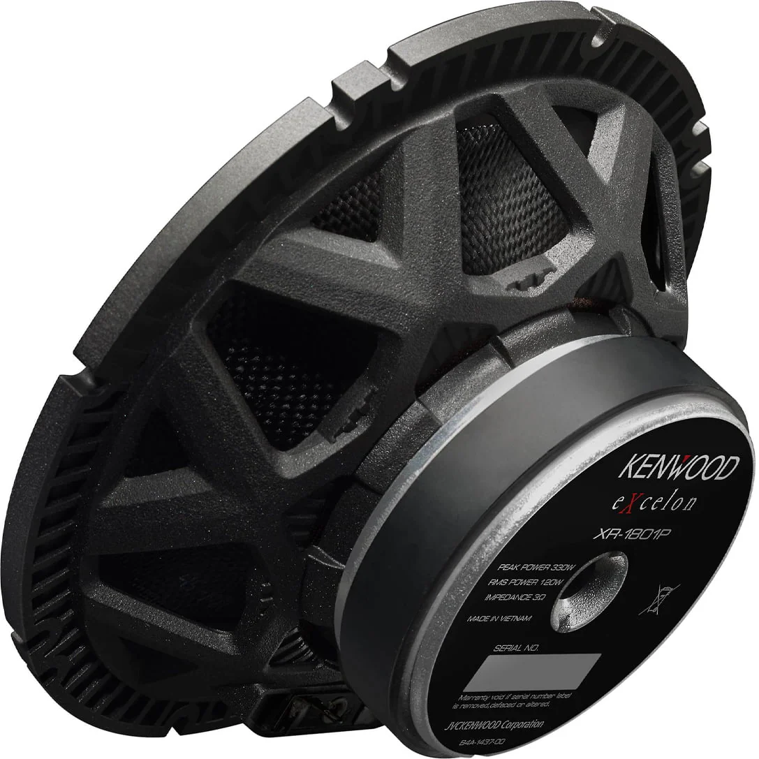 Kenwood eXcelon XR-1801P 7" Component 2-Way Speaker System (OPEN BOX - LIKE NEW) - Image 4