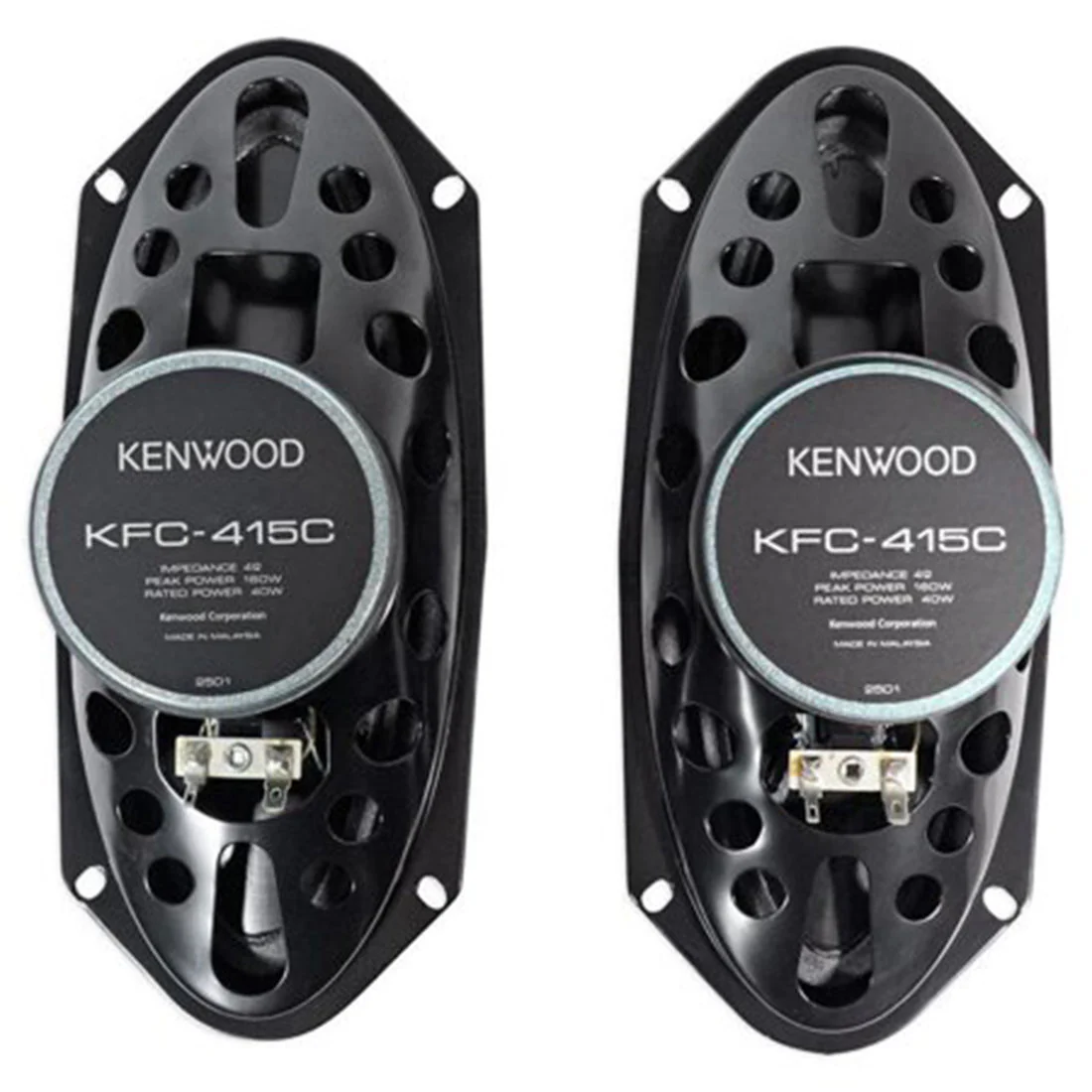 Kenwood KFC-415C 4x10" 2-Way Front Dash Car Speakers - Image 2