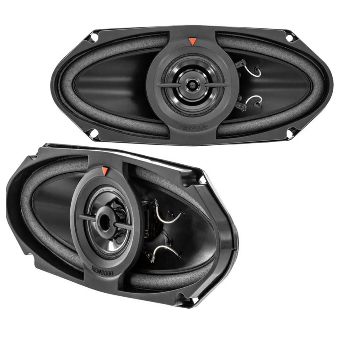 Kenwood KFC-415C 4x10" 2-Way Front Dash Car Speakers - Image 4