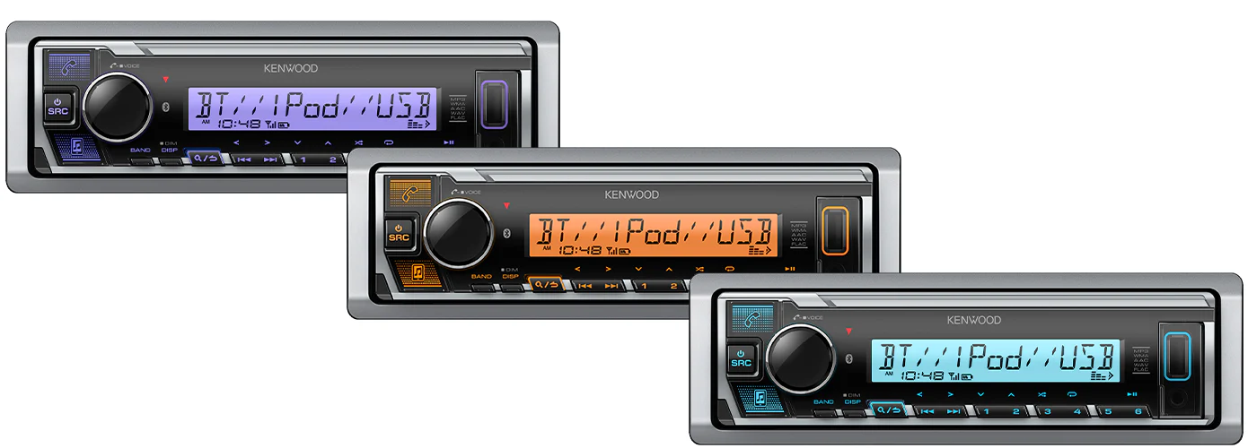 Kenwood KMR-M332BT Marine Digital Media Receiver with Bluetooth (KMRM332BT) - Image 6