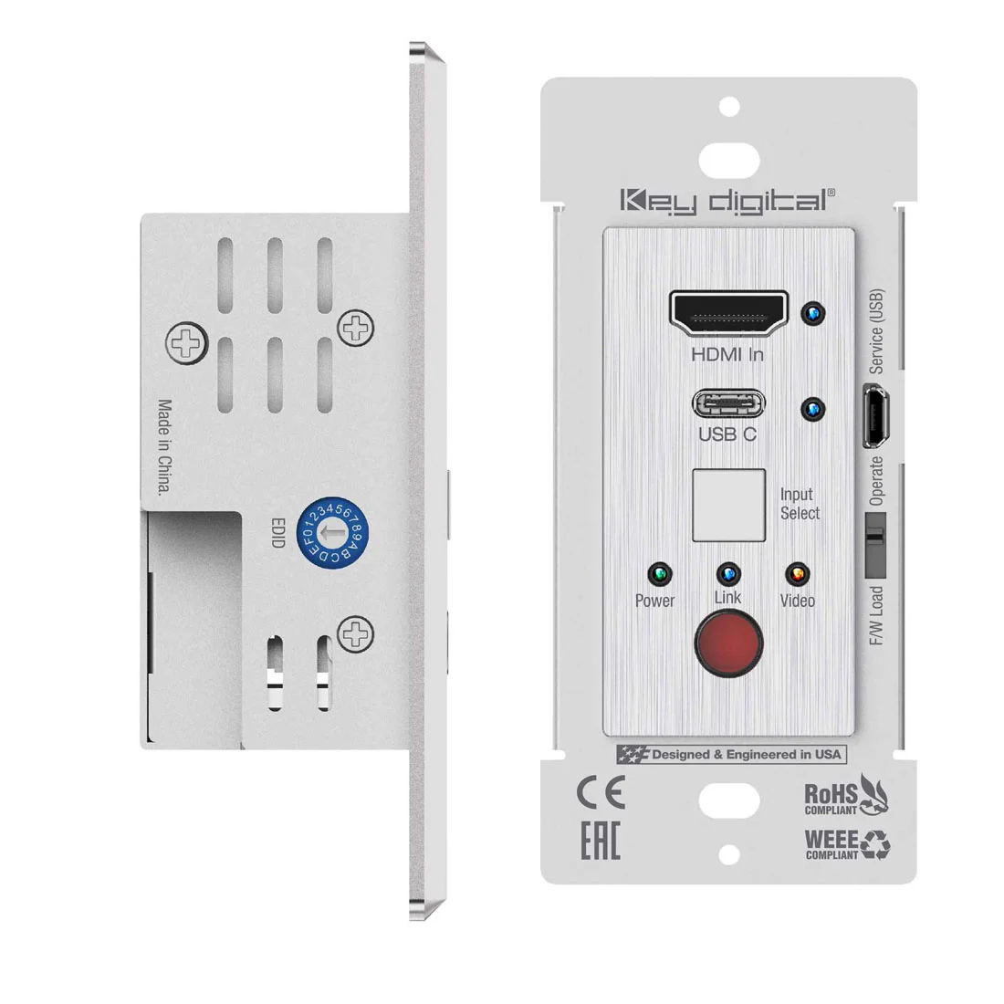 Key Digital KDXWPS Wall Plate Extender Set (KDXWPS) - Image 4