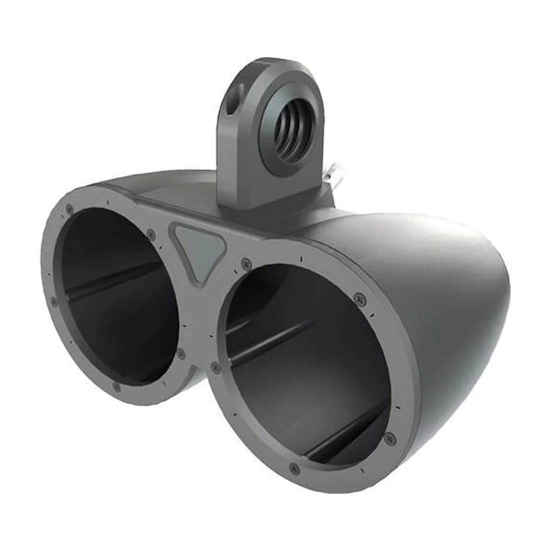 Kicker 12KMTED 6.5" Double Unloaded Tower Enclosures for Kicker 6.5" Marine Speakers - Black (12KMTED) - Image 2