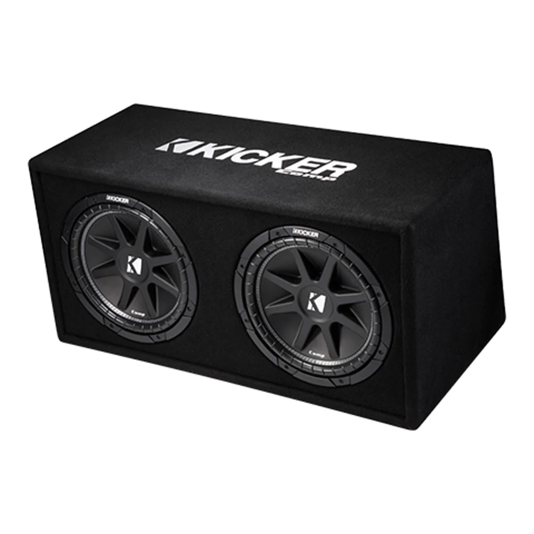 Kicker 43DC122 Ported Enclosure with Dual 12" Comp Subwoofers (43DC122) - Image 4