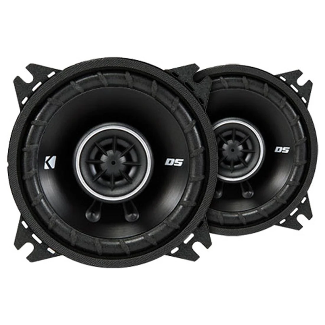 Kicker 43DSC404 DS Series 4" 2-Way Coaxial Car Speakers (43DSC404)