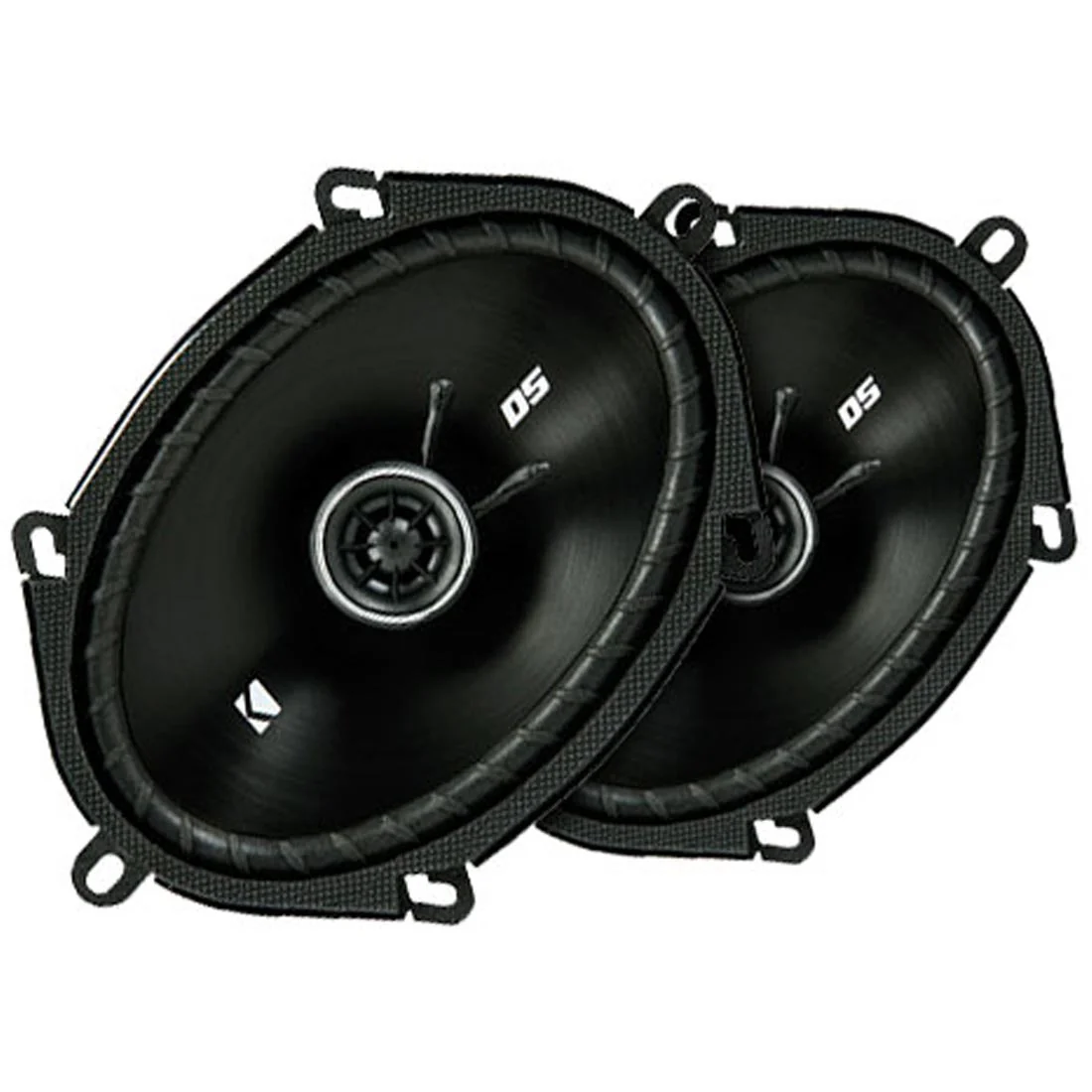 Kicker 43DSC6804 DS Series 6"x8" 2-way Coaxial Car Speakers (43DSC6804)