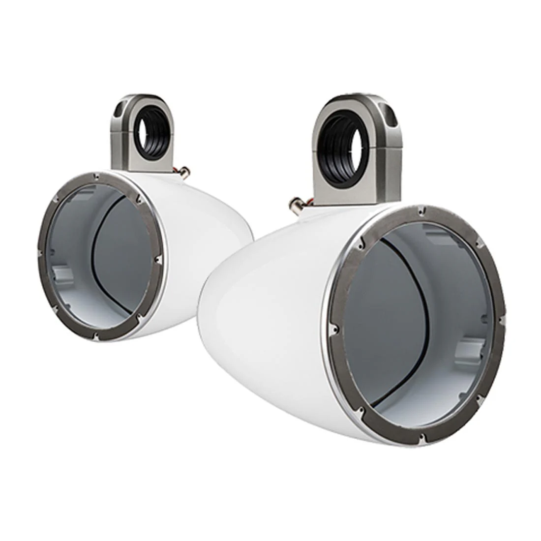 Kicker 43KMTES8W 8" Unloaded Tower Enclosures for Kicker 8" Marine Speakers - White (43KMTES8W)