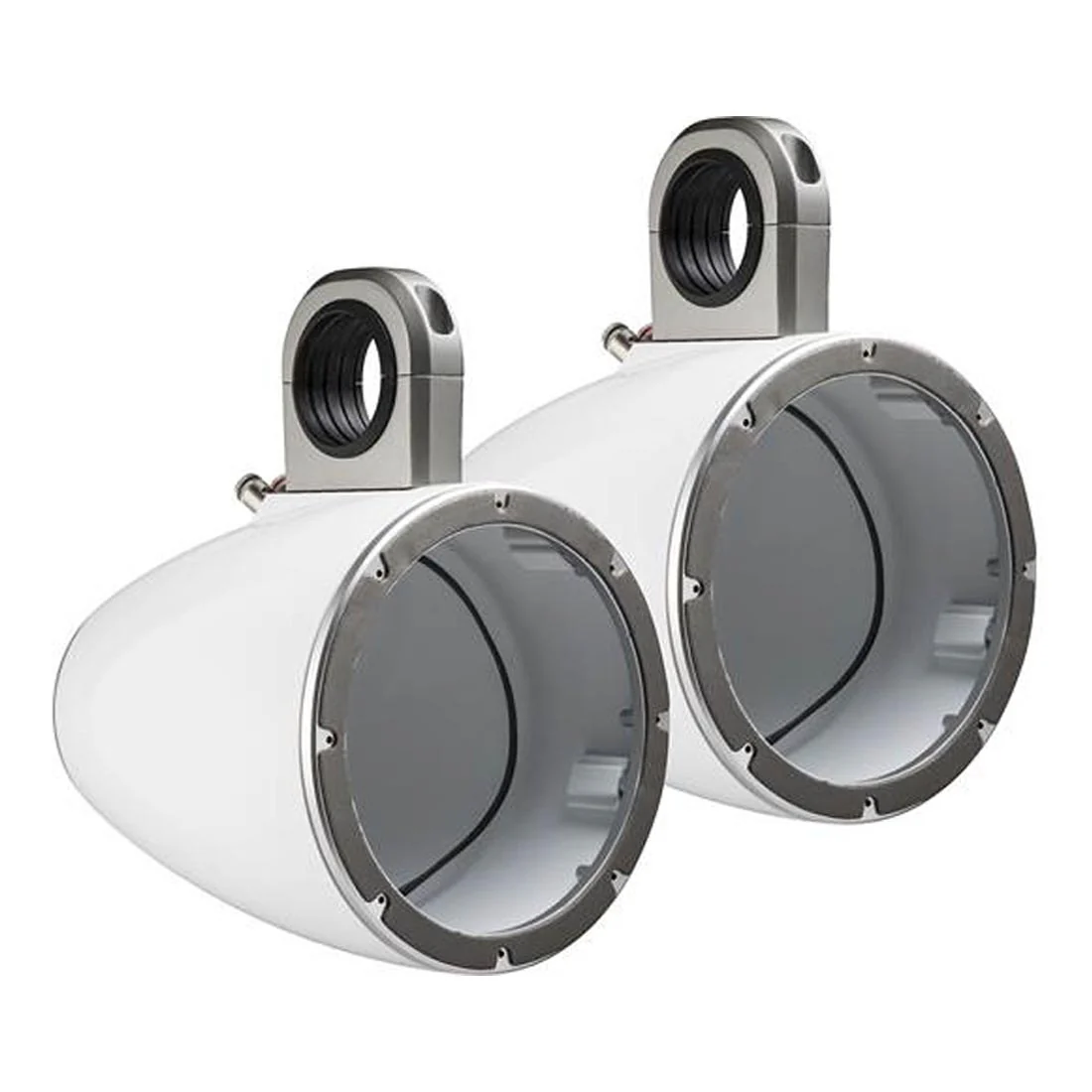 Kicker 43KMTES8W 8" Unloaded Tower Enclosures for Kicker 8" Marine Speakers - White (43KMTES8W) - Image 4