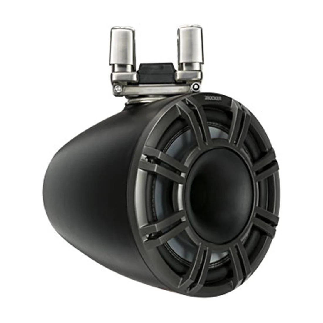 Kicker 44KMTC114 11" Wakeboard Tower Speakers with LED Grilles - Charcoal Black (44KMTC114) - Image 2