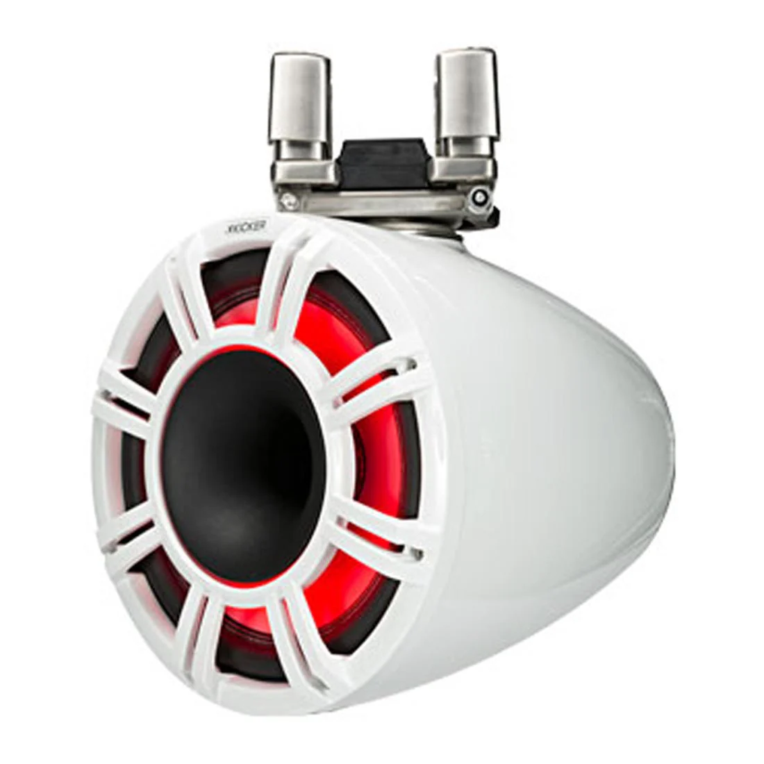 Kicker 44KMTC114W 11" Wakeboard Tower Speakers with LED Grilles - White (44KMTC114W) - Image 2