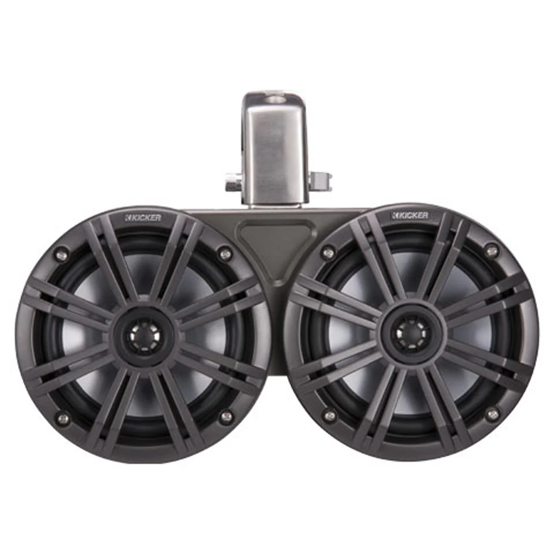Kicker 45KMTDC65 Dual 6.5" Wakeboard Tower Speakers - Charcoal Black (45KMTDC65)