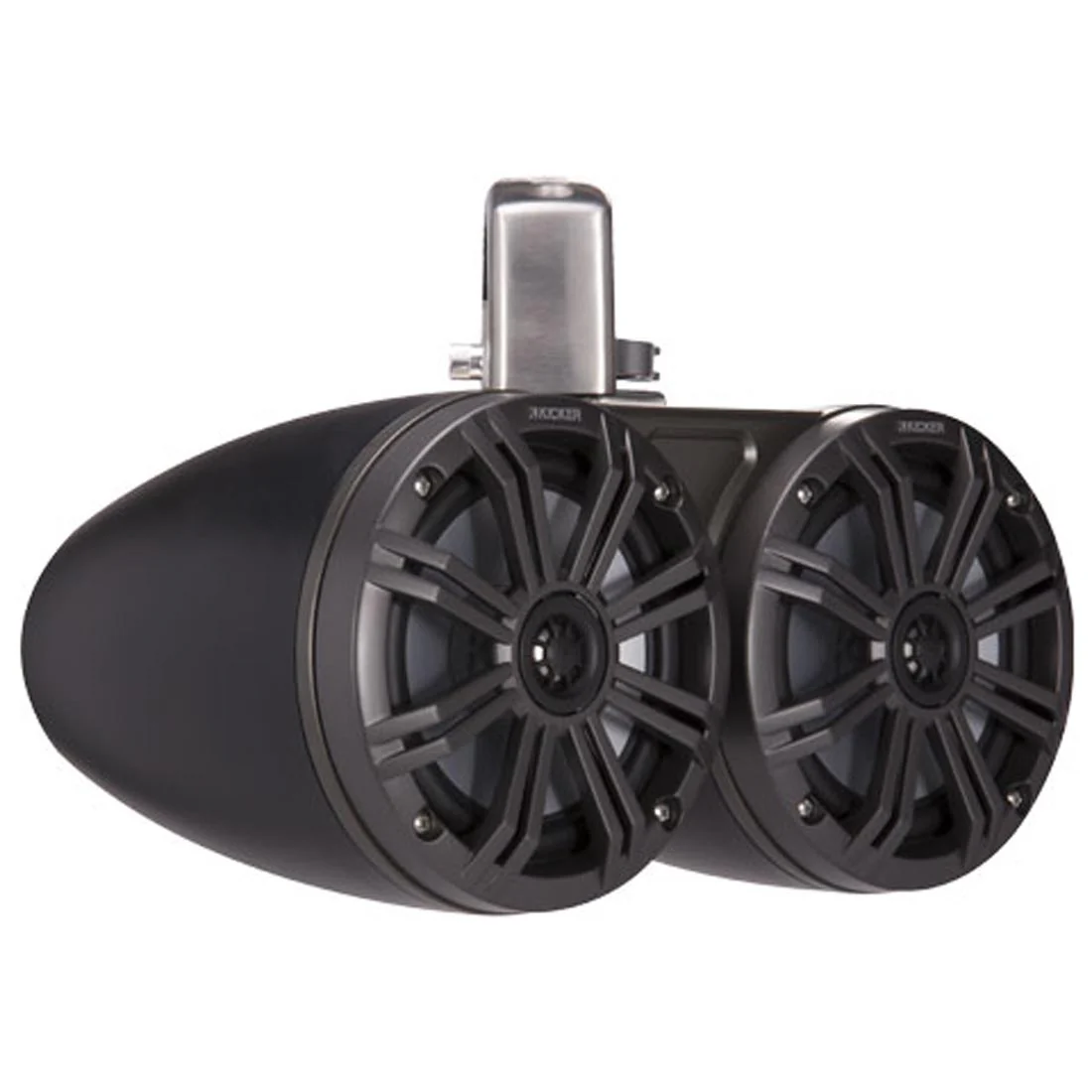 Kicker 45KMTDC65 Dual 6.5" Wakeboard Tower Speakers - Charcoal Black (45KMTDC65) - Image 3