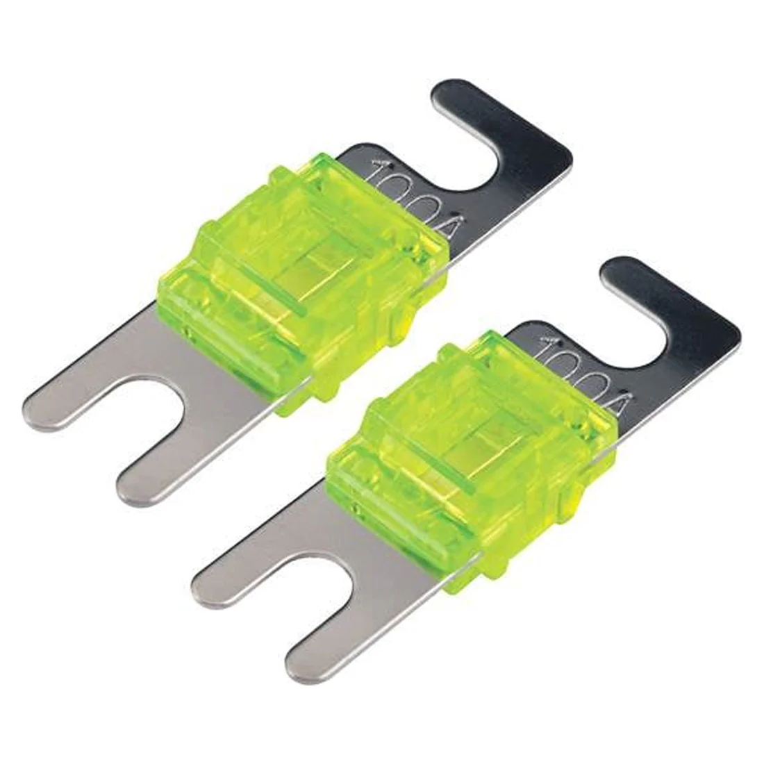 Kicker 46AFS100 Platinum-Plated AFS 100 Amp Fuses - Pair (46AFS100)