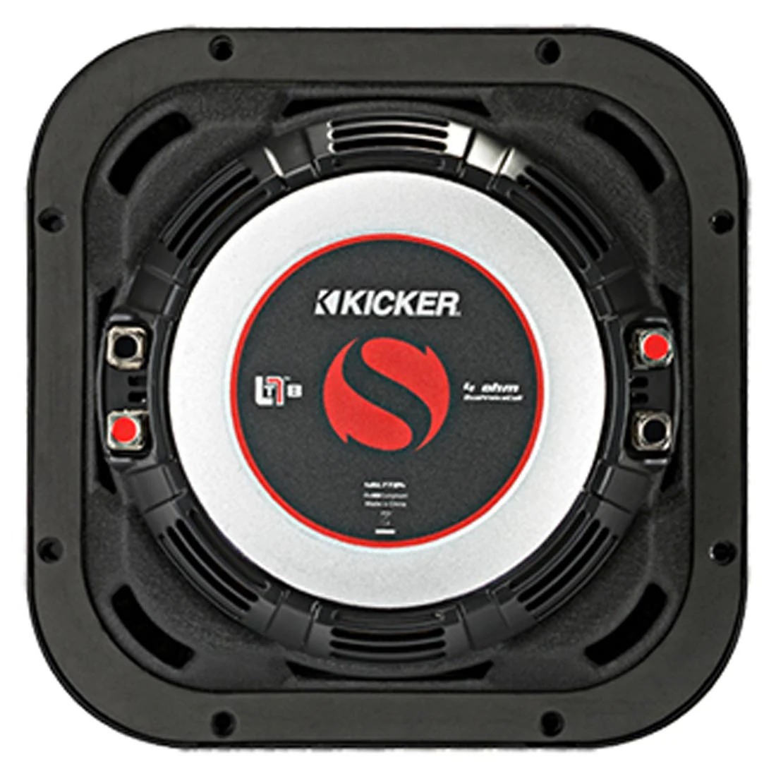 Kicker 46L7T84 Solo-Baric L7T Series Shallow-Mount 8" 4-Ohm DVC Subwoofer (46L7T84) - Image 4