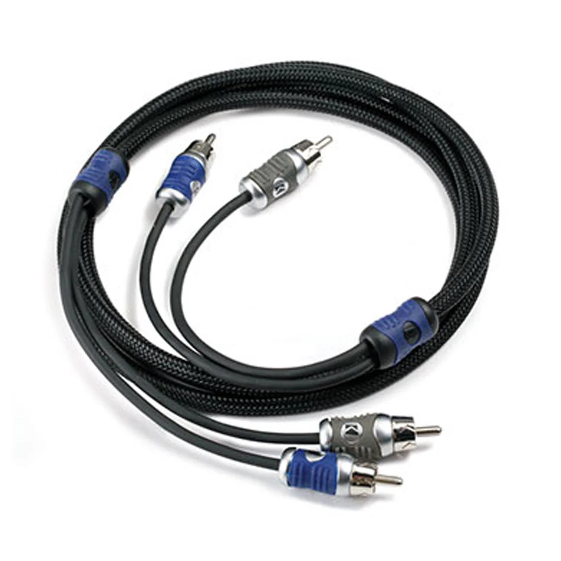 Kicker 46QI21 Q-Series 2-Channel RCA Interconnects Cable - 1 Meter (46QI21)