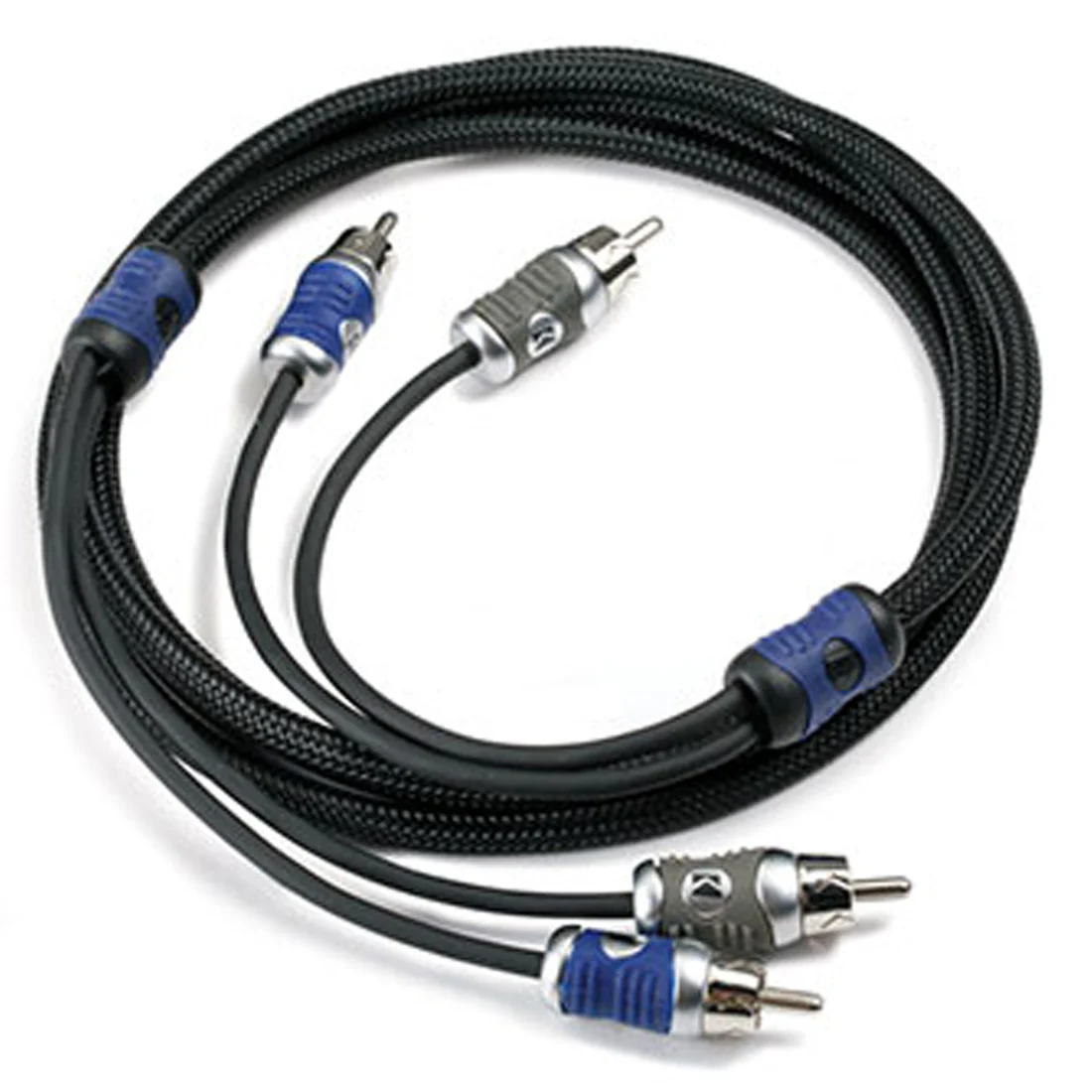 Kicker 46QI26 Q-Series Interconnect, 2-Channel RCA Signal Cable - 6 Meters (46QI26)