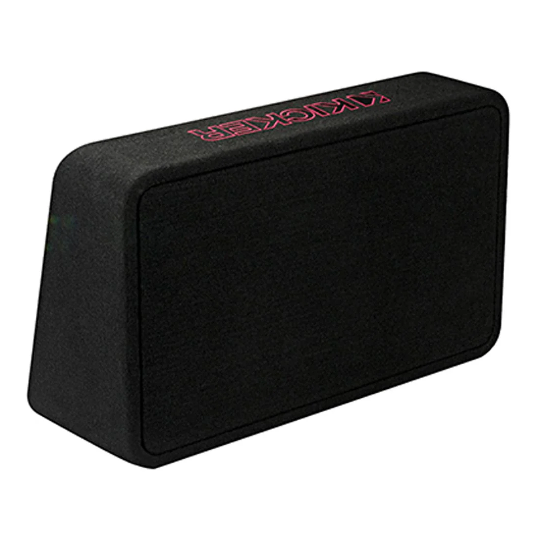 Kicker 46TL7T102 Sealed 2-Ohm Enclosure with Single 10" L7T Series Shallow-Mount Square Subwoofer (46TL7T102) - Image 2