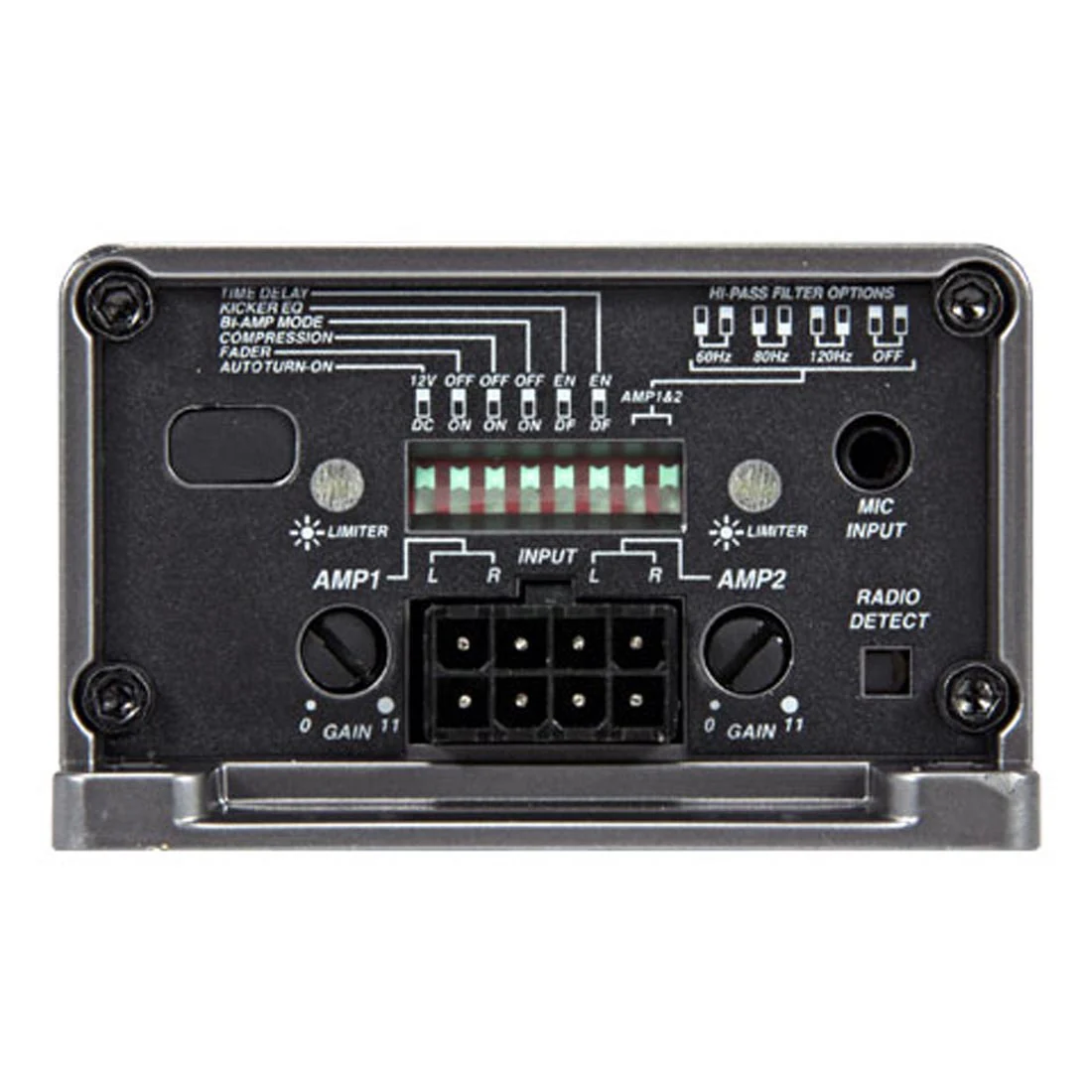 Kicker 47KEY200.4 Compact 4-Channel Car Amplifier with Automatic Tuning DSP (47KEY2004) - Image 2