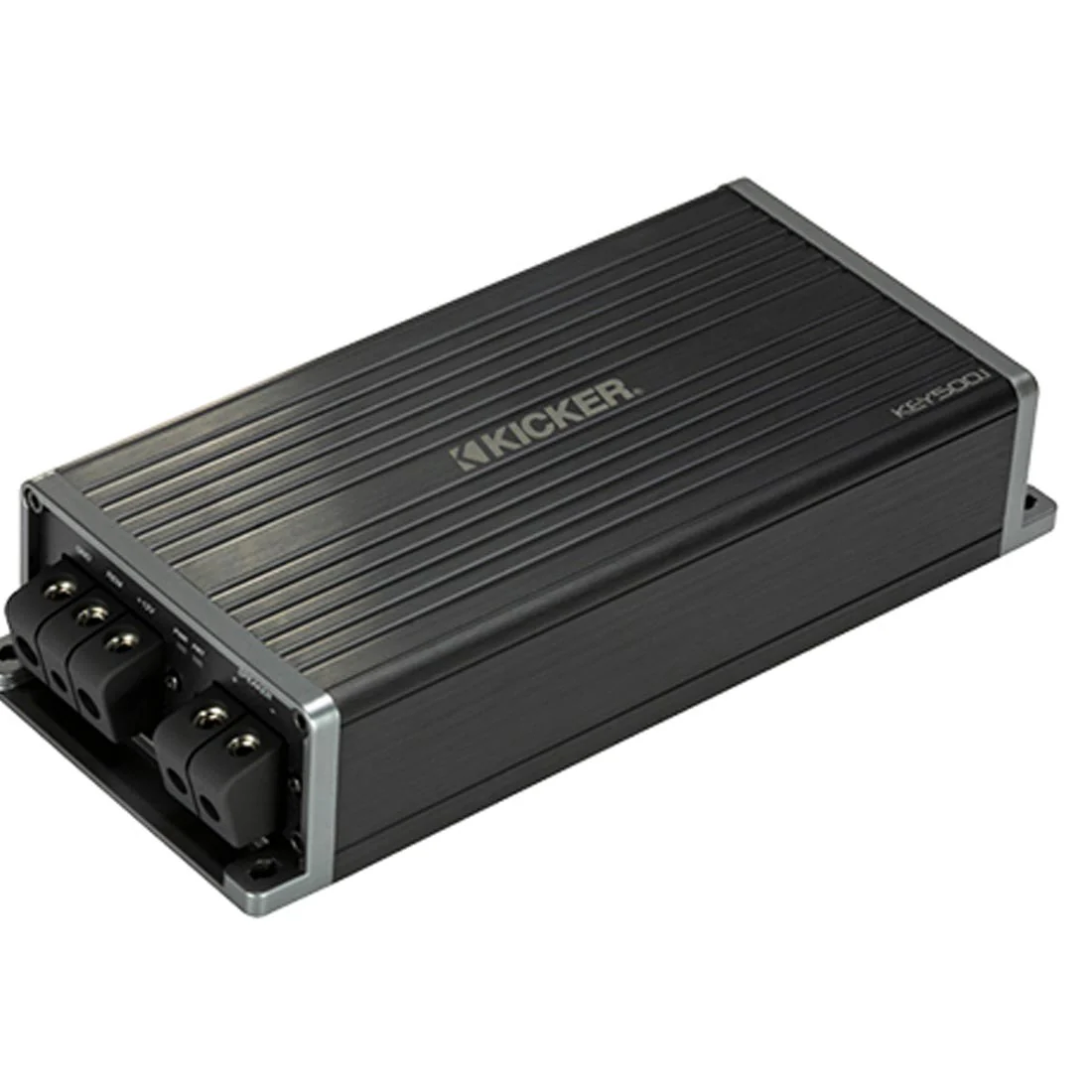 Kicker 47KEY500.1 500-Watt Compact Mono Channel Amplifier with Automatic Tuning DSP (47KEY5001)