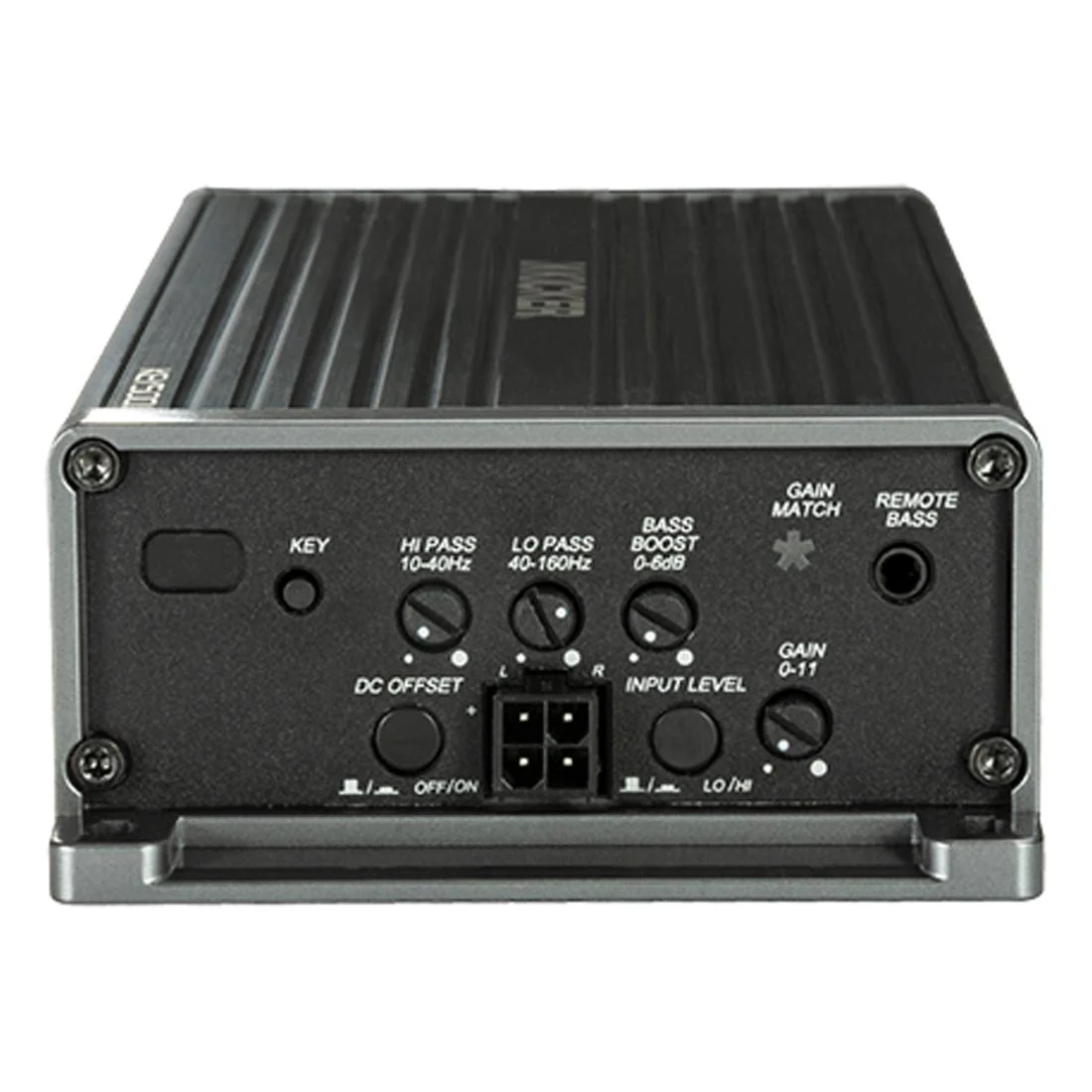 Kicker 47KEY500.1 500-Watt Compact Mono Channel Amplifier with Automatic Tuning DSP (47KEY5001) - Image 2