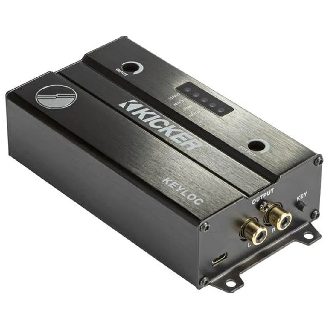 Kicker 47KEYLOC Smart Line-Out Converter - 2-Channel Converter with Automatic Tuning DSP (47KEYLOC)