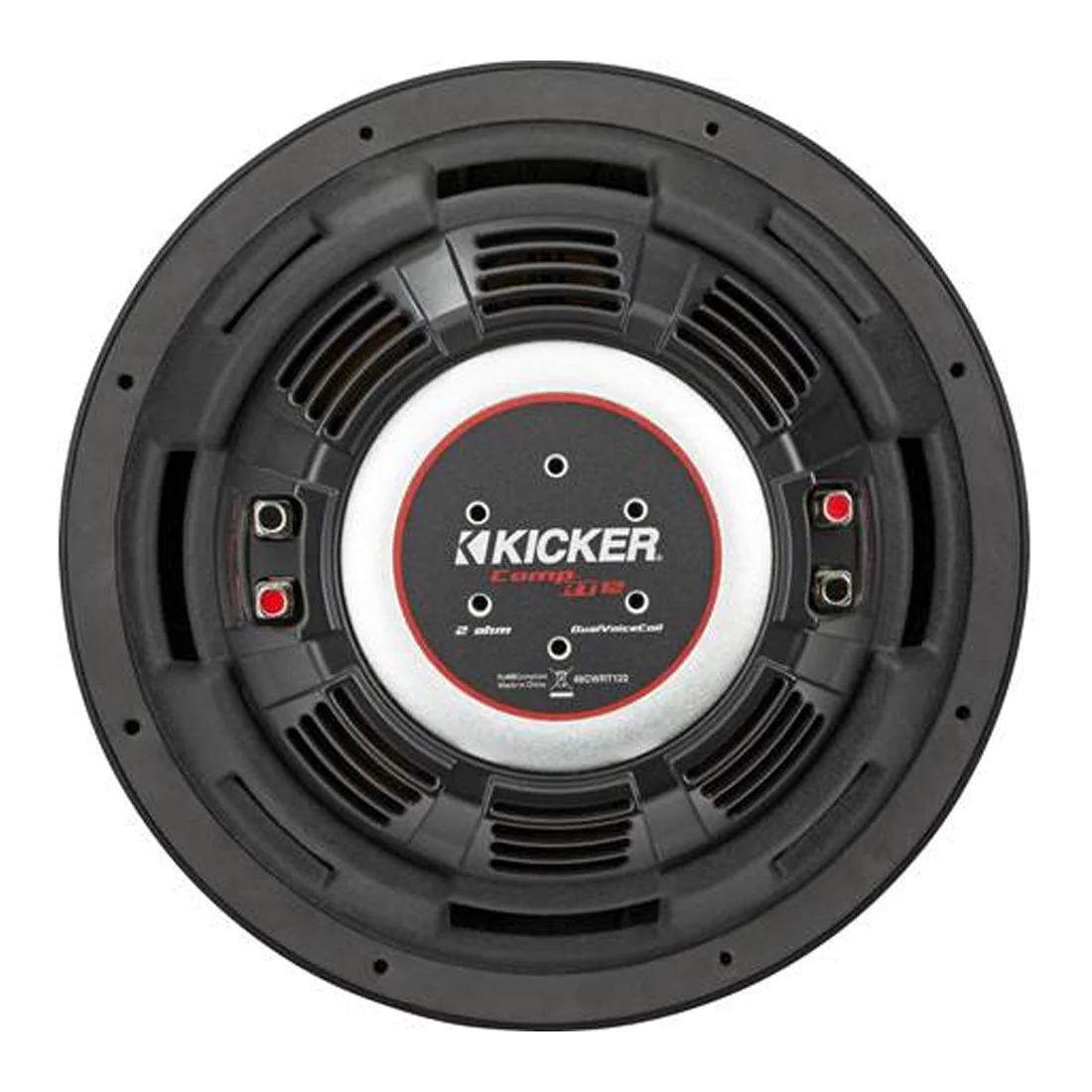 Kicker 48CWRT122 CompRT Series 12" 2-Ohm DVC Shallow-Mount Subwoofer (48CWRT122) - Image 5