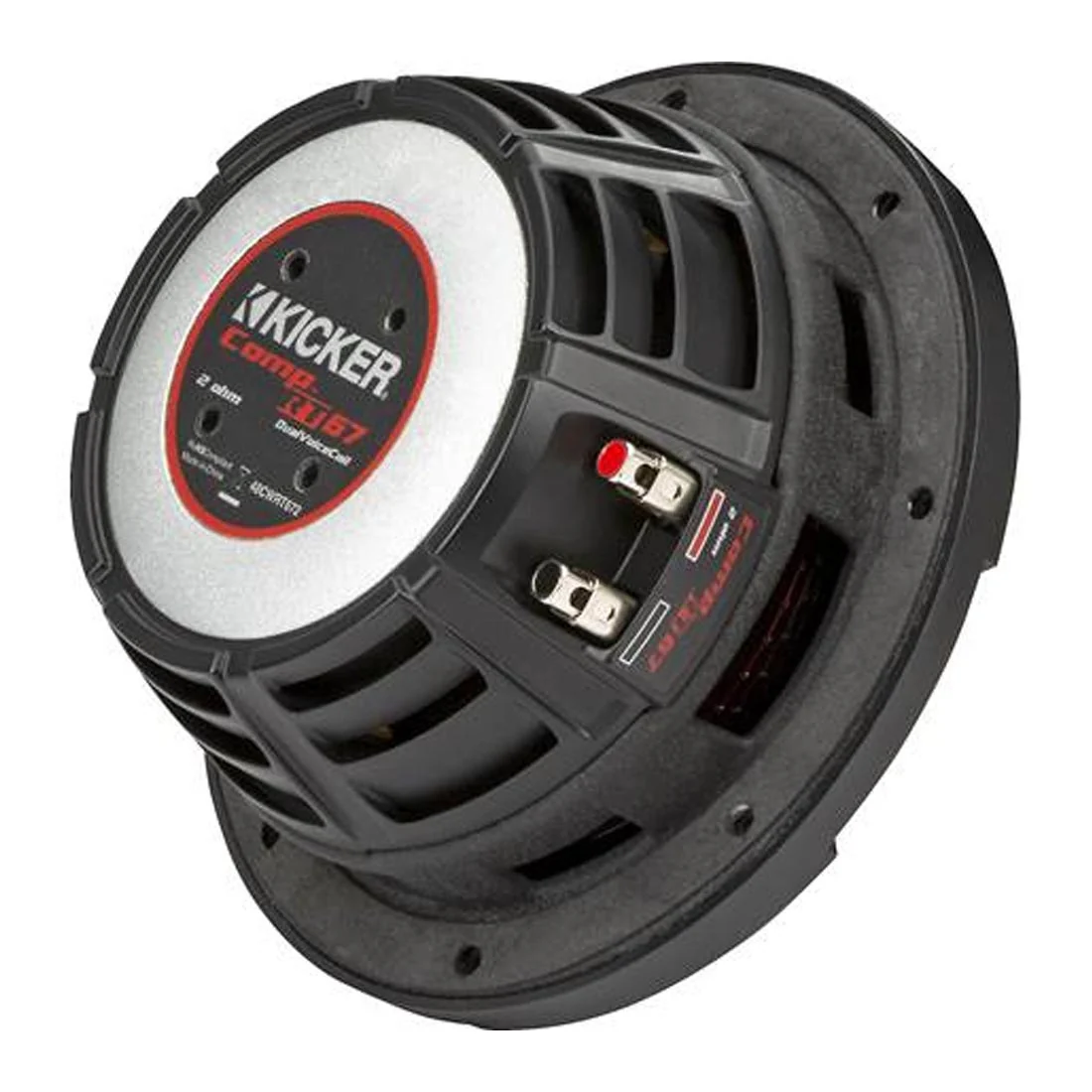 Kicker 48CWRT672 CompRT Series 6.75" 2-Ohm DVC Shallow-Mount Subwoofer (48CWRT672) - Image 3