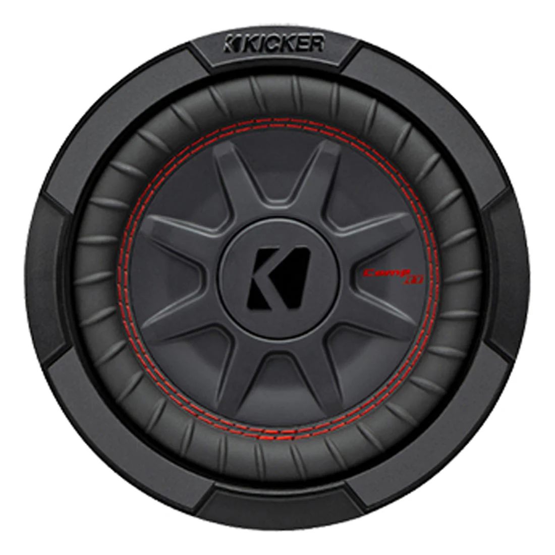 Kicker 48CWRT84 CompRT Series 8" 4-Ohm Shallow-Mount DVC Subwoofer (48CWRT84)