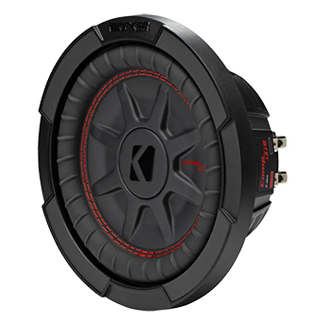 Kicker 48CWRT84 CompRT Series 8" 4-Ohm Shallow-Mount DVC Subwoofer (48CWRT84) - Image 3