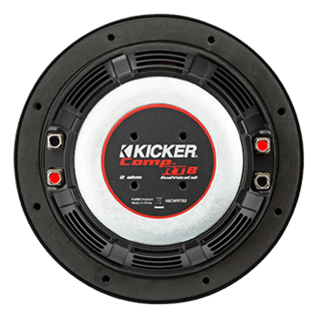 Kicker 48CWRT84 CompRT Series 8" 4-Ohm Shallow-Mount DVC Subwoofer (48CWRT84) - Image 4