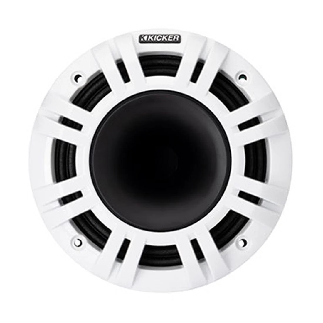 Kicker 48KMXL654 6.5" Coaxial Marine Speakers with White and Charcoal Grilles (48KMXL654) - Image 4