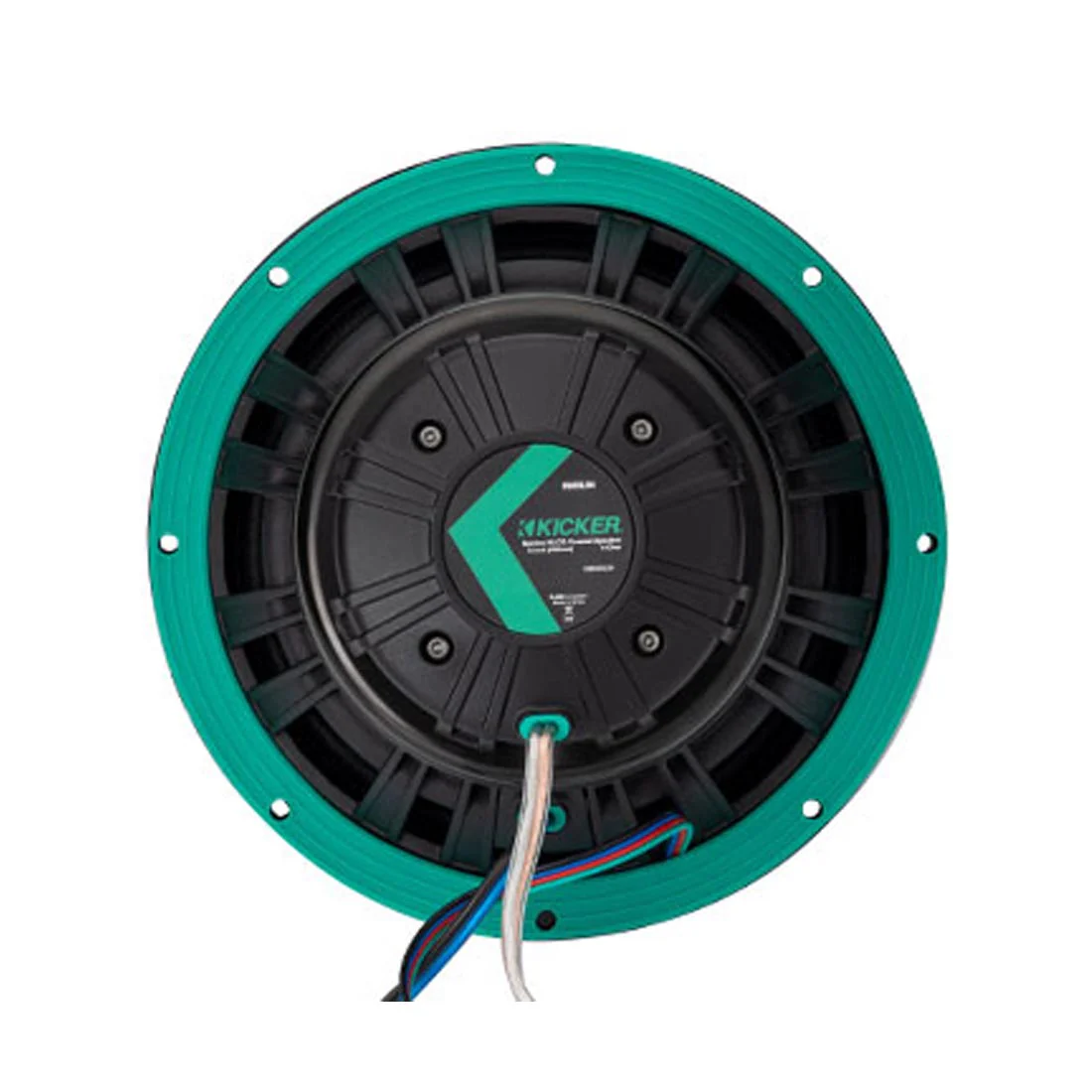 Kicker 48KMXL84 8" Coaxial Marine Speakers with White and Charcoal Grilles (48KMXL84) - Image 4