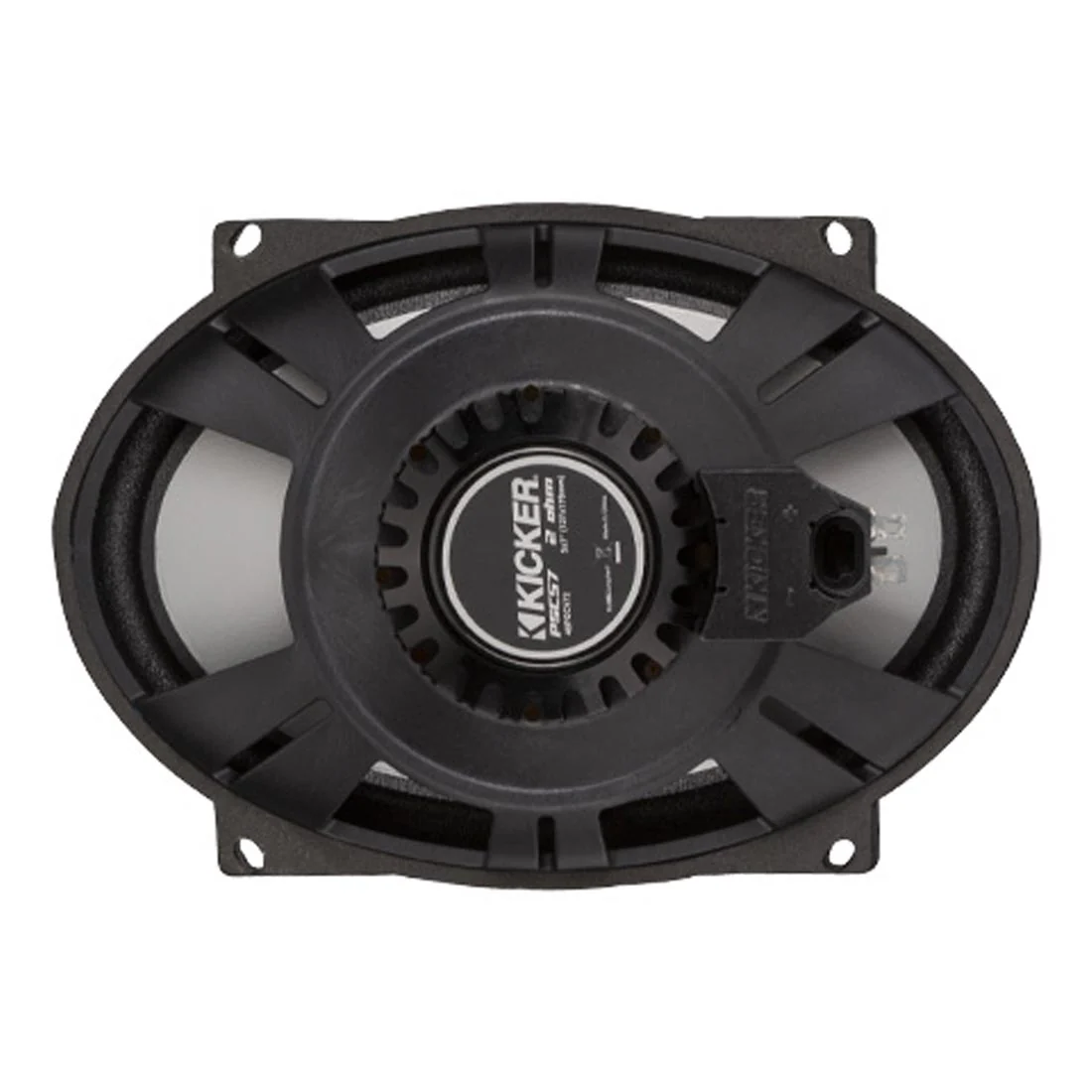 Kicker 48PSC572 5"x7" 2-Way 2-Ohm Coaxial Motorcycle Speakers for Harley Davidson (48PSC572) - Image 3