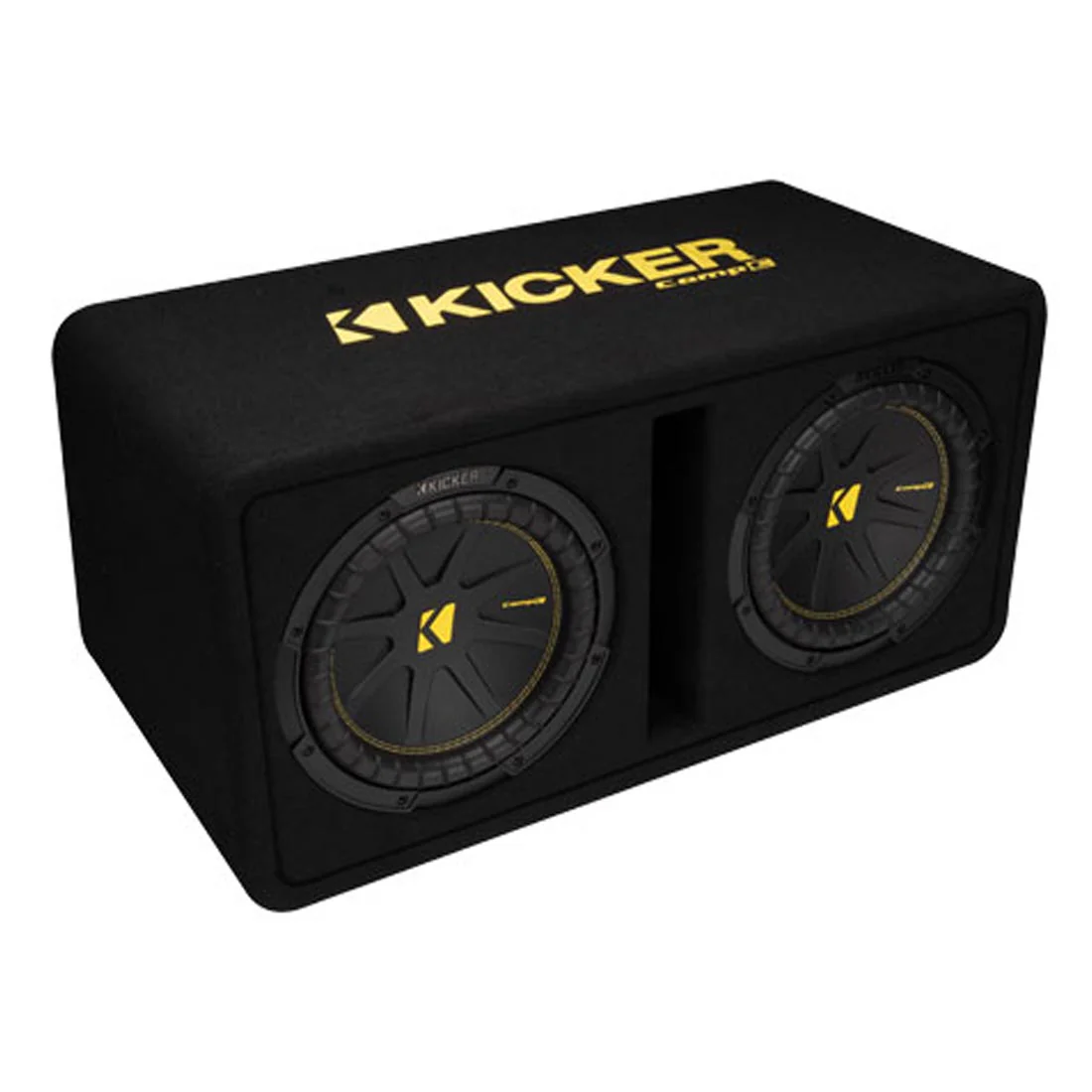 Kicker 50DCWC102 CompC 10" Dual Loaded Subwoofer Enclosure (50DCWC102)