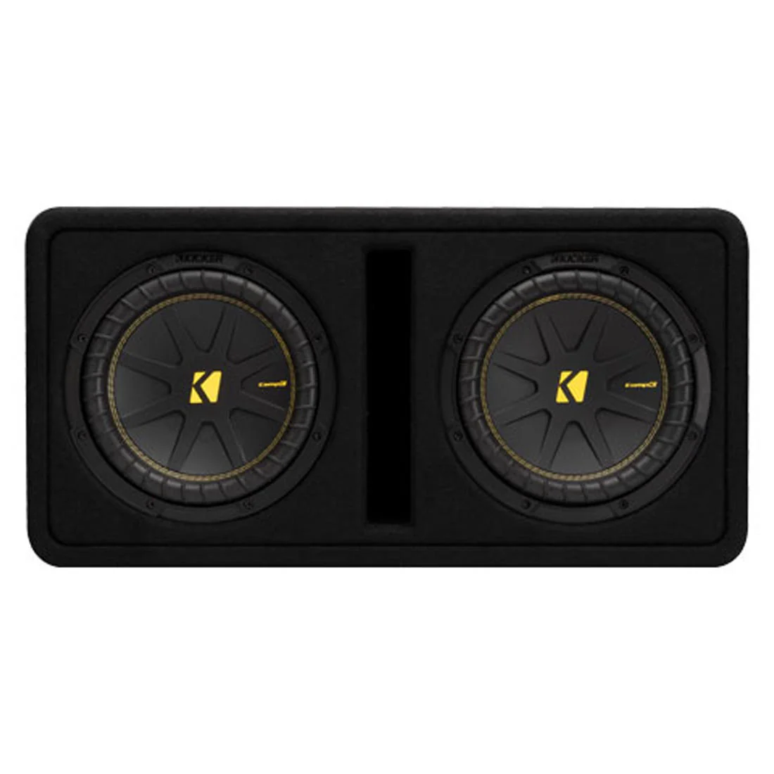 Kicker 50DCWC102 CompC 10" Dual Loaded Subwoofer Enclosure (50DCWC102) - Image 4